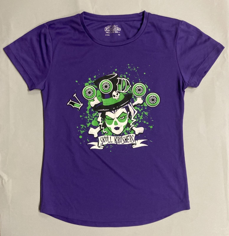 T-shirt front: Voodoo Skull Krushers; London Rockin' Rollers; 2013; GWL-2015-139-1