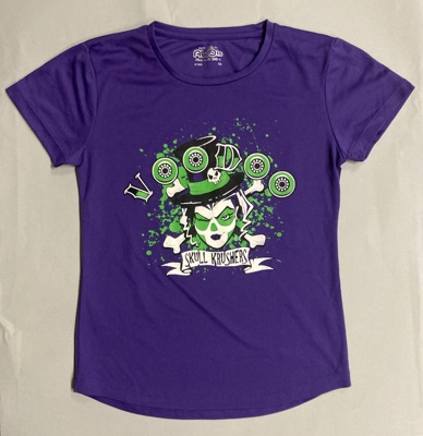 T-shirt front: Voodoo Skull Krushers; London Rockin' Rollers; 2013; GWL-2015-139-1