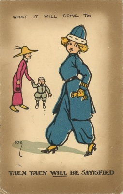 Postcard: Then They Will be Satisfied; Valentine and Son; GWL-2015-120-3