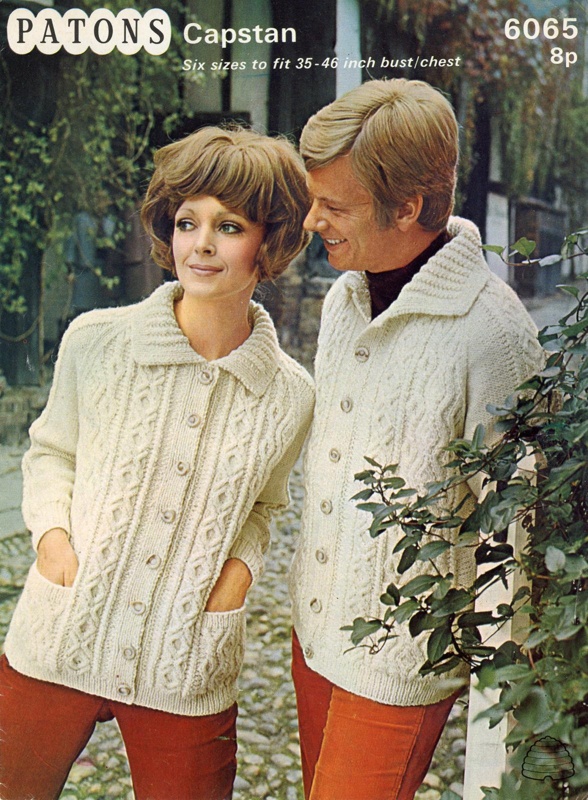 Knitting pattern: His and Her Cardigans; Patons & Baldwins Ltd; GWL-2022-15-24