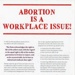 Flyer: Abortion is a Workplace Issue; Trade Union Campaign to Repeal the 8th Amendment; 2018; GWL-2022-152-42