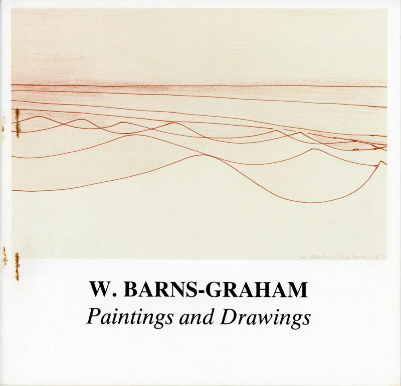 Catalogue cover: W. Barns-Graham: Paintings and Drawings; Crawford Centre for the Arts & The Pier Arts Centre; 1982; GWL-2022-30-10