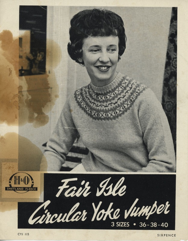 Knitting pattern: Fair Isle Jumper; H&O Shetland Fleece; GWL-2021-4-45
