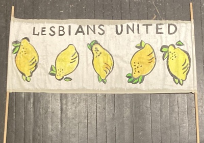 Banner: Lesbians United; c.1990s; GWL-2025-39