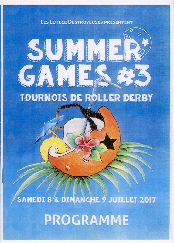 Programme: Summer Games #3; Paris Roller Derby; July 2017; GWL-2019-95-32