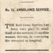 Cigarette card (back): Ambulance Service; Carreras Ltd; 1916; GWL-2017-84-3