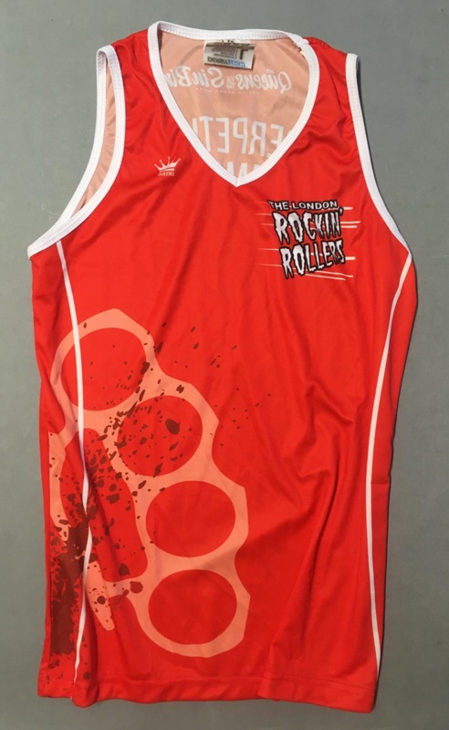 Vest front: London Rockin' Rollers; London Rockin' Rollers; GWL-2019-95-42