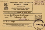 NHS Medical Card: Lorraine Conway; Glasgow Executive Council; 1962; GWL-2016-43-2-22