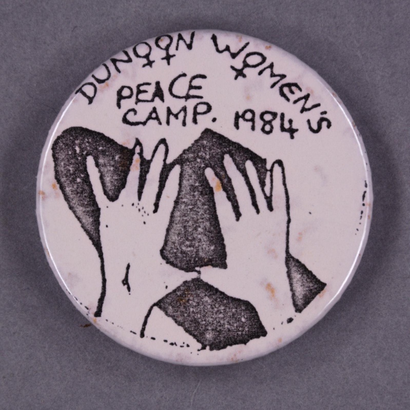 Badge: Dunoon Women's Peace Camp; 1984; GWL-2014-3-10
