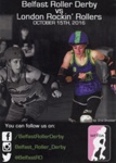 Programme: BRD vs London Rockin' Rollers; Belfast Roller Derby; 2016; GWL-2019-95-16