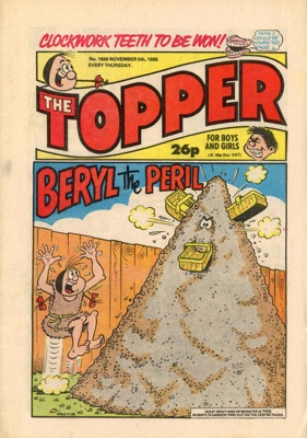 The Topper No.1866; D.C. Thomson & Co Ltd; Nov 1988; GWL-2022-122-6