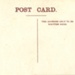 Postcard (back): Under Police Protection; c.1910s; GWL-2022-127-2