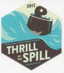 Roller Derby sticker: Thrill of the Spill; 2012; GWL-2019-59-26