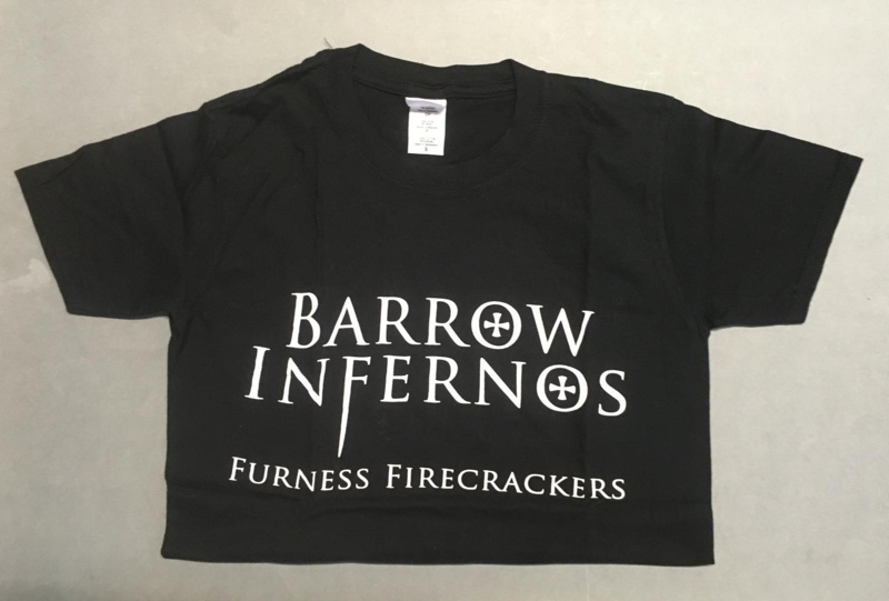 T-shirt: Barrow Infernos; Furness Roller Derby; GWL-2017-3-7