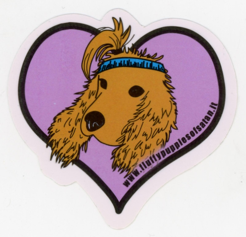 Sticker: Fluffy Puppy; Fluffy Puppies of Satan; c.2010s; GWL-2025-118-68