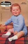 Knitting pattern: Baby’s Jersey and Pilch Suit; Bestway No. 3800; GWL-2015-34-66