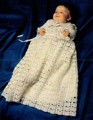 Knitting pattern: An Heirloom for Baby; c.1970s; GWL-2015-44-45