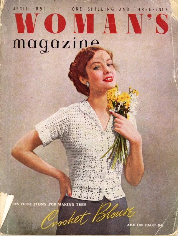 Magazine cover: Woman's Magazine; Lutterworth Periodicals Ltd; April 1951; GWL-2015-114-10