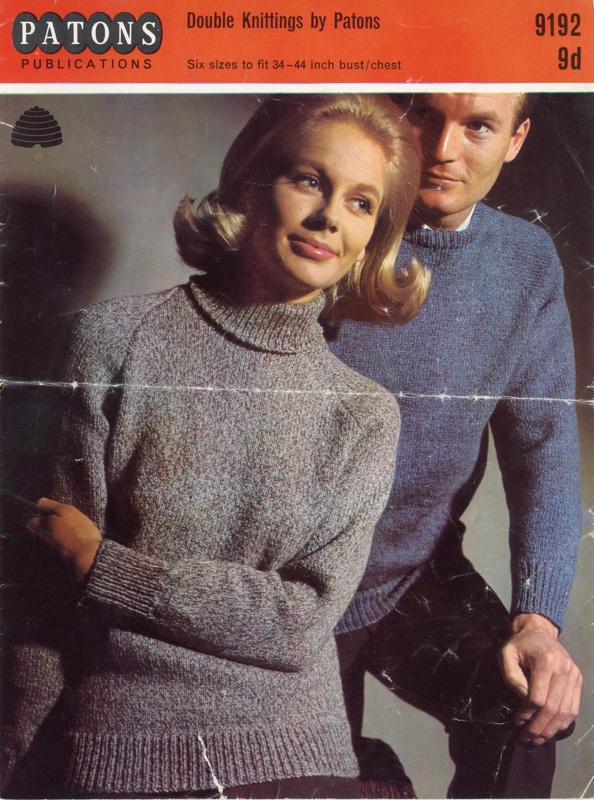 Knitting pattern: Simple sweaters; Patons Publications 9192; GWL-2015-66-14