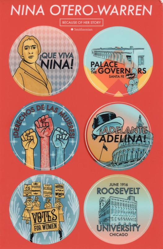 Stickers: Nina Otero-Warren; Smithsonian Institution; c.2020; GWL-2023-32-2