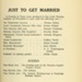 Characters and scenes: Just To Get Married; Hamilton, Cicely; 1914; GWL-2022-68-2