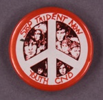 Badge: Stop Trident Now; Youth CND; c.1980s; GWL-2013-66-4