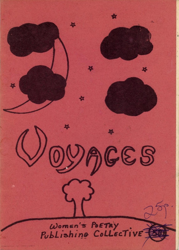 Front cover: Voyages; Women's Poetry Publishing Collective; GWL-2024-31-1