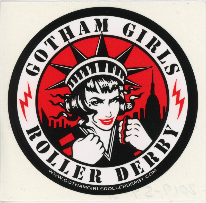 Sticker: Gotham Girls Roller Derby; Gotham Girls Roller Derby; GWL-2019-59-31