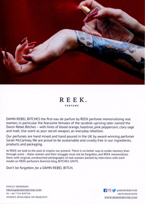 Flyer: REEK Perfume; REEK perfume; GWL-2020-44-19