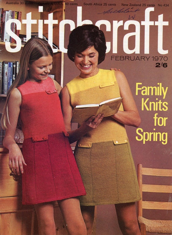 Magazine (front cover): Stitchcraft; The Condé Nast Publications Ltd; Feb 1970; GWL-2017-12-11