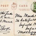 Postcard back: Good-bye, Little Girl, Good-bye; 1904-05; GWL-2024-77-5