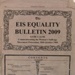 Front cover: EIS Equality Bulletin 2009; Educational Institute of Scotland; June 2009; GWL-2022-153-17