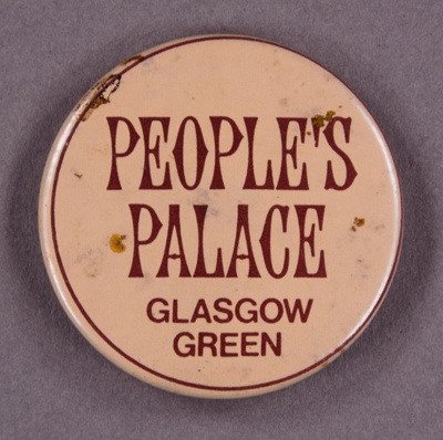 Badge: People's Palace; GWL-2015-111-37