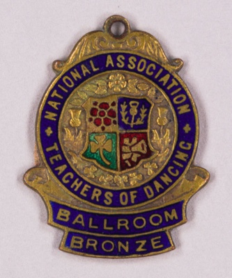 Medal: Ballroom Bronze; National Association of Teachers of Dancing; GWL-2013-1-3