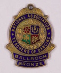 Medal: Ballroom Bronze; National Association of Teachers of Dancing; GWL-2013-1-3