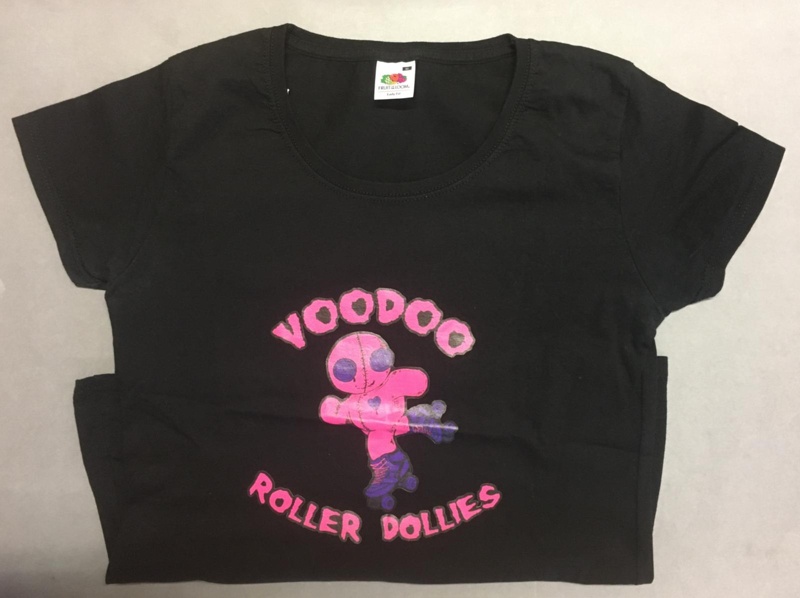 T-shirt: Voodoo Roller Dollies; Voodoo Roller Dollies; c.2015-17; GWL-2017-3-6