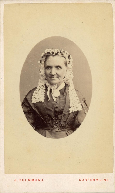 Carte de Visite photograph: Margaret (Henderson) Syke; John Drummond; 1864-1875; GWL-2022-148-3