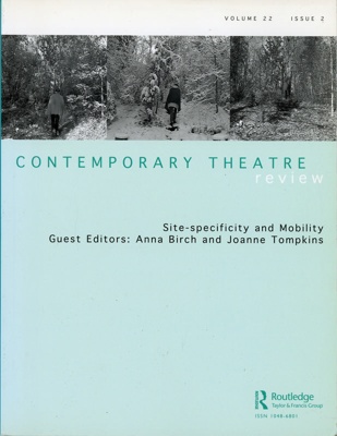 Front cover: Contemporary Theatre Review; Birch, Anna & Tompkins, Joanne; 2012; 1048-6801; GWL-2025-75-3