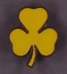 Yellow Trefoil Badge; Girl Guides Association; GWL-2013-50-52