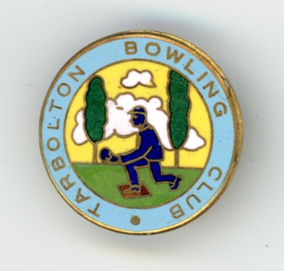 GWL-2015-119-4: Badge: Tarbolton Bowling Club GWL-2015-119-4: Badge: Tarbolton Bowling Club