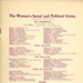 Back page: NWSPU Fifth Annual Report; The Women's Press; 1911; GWL-2022-59-5-1