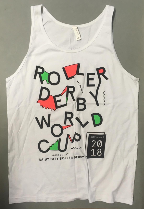 Vest: Roller Derby World Cup; Rainy City Roller Derby; 2018; GWL-2020-45-1