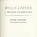 Title page: Willa Cather: A Critical Introduction; Daiches, David; 1951/71; 0-8371-5211-9; GWL-2025-86-3