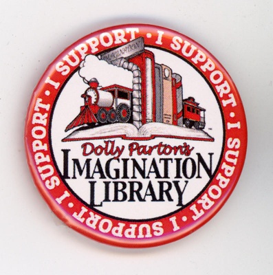 Badge: Dolly Parton's Imagination Library; GWL-2019-67-1