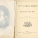 Title page: Fifty Famous Women; Ward, Lock & Co.; 1850; GWL-2025-89-1