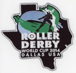 Patch: Roller Derby World Cup; 2014; GWL-2025-118-45