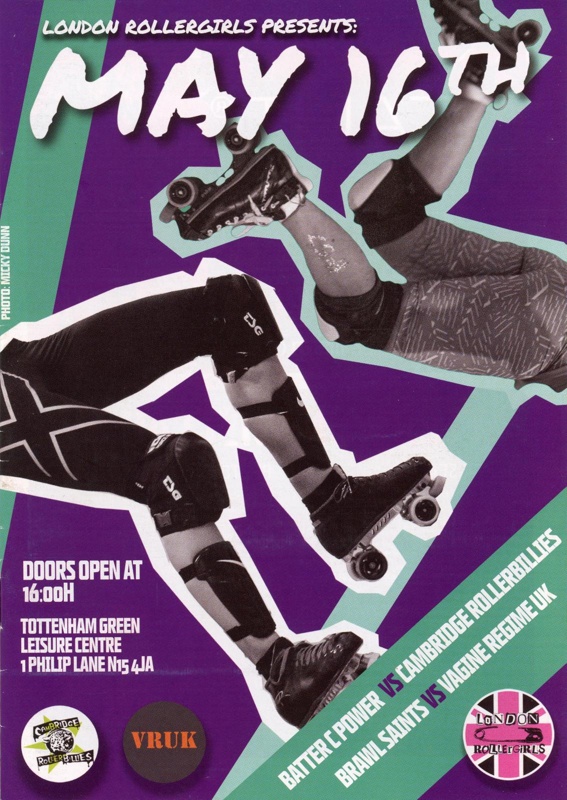 Programme: London Rollergirls Double Header; London Roller Derby; 2015; GWL-2018-60-31