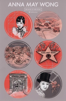 Stickers: Anna May Wong; Smithsonian Institution; c.2020; GWL-2023-32-1