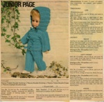 Magazine cutting (Junior Page): Doll's Outfit; GWL-2022-135-33