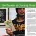 Programme article: Two Decades of Changing Minds; Glasgow Women's Library; 2012; GWL-2015-131-4